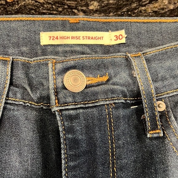 NWOT Levi’s 724 High Rise Straight - Picture 9 of 15